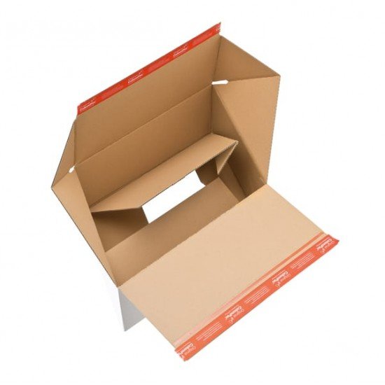 Scatola e-commerce - per spedizioni - 38,9 x 32,4 x 32 cm - cartone - bianco - ColomPac