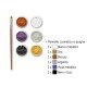 Ombretti Make Up - 5 ml - colori metal - Giotto - conf. 6 pezzi