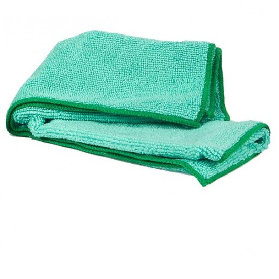 Panni microfibra Ultrega - 40 x 40 cm - verde - Perfetto - pack 10 pezzi