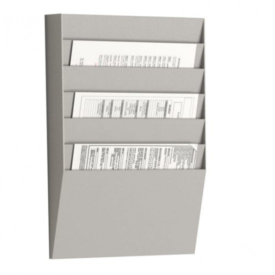 Portadepliant wall organizers - a 6 tasche A4 orizzontali - 31,1 x 7,9 x 50,2 cm - Paperflow