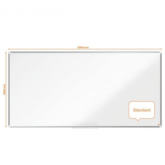 Lavagna bianca magnetica Premium Plus - 100  x  200 cm - Nobo