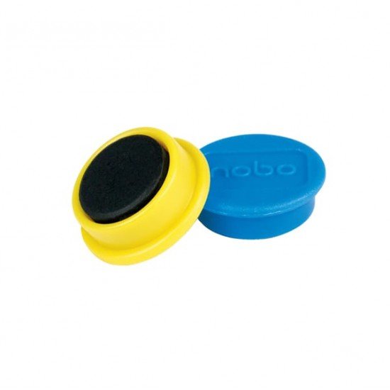 Magneti - diametro 1,3 cm - colori assortiti - Nobo - conf. 10 pezzi