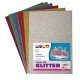 Gomma Crepp Glitter - 20x30 cm - colori assortiti - DECO - busta 10 fogli