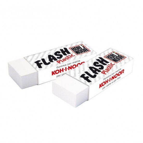 Gomma Flash - in vinile - bianco - Koh-I-Noor - conf. 20 pezzi