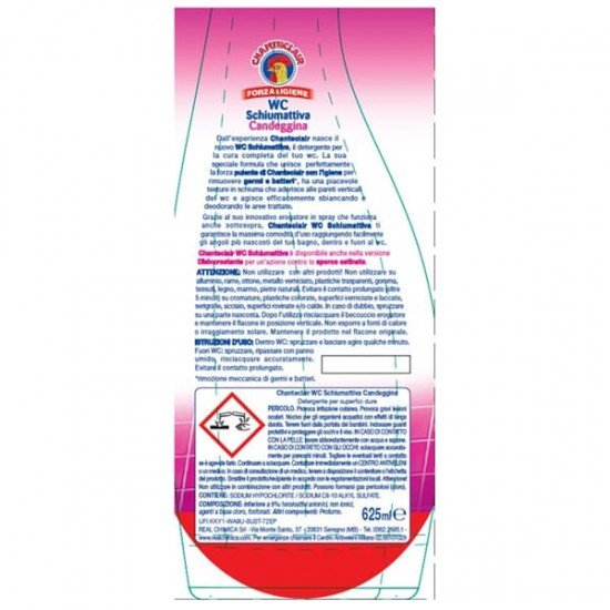 Anticalcare spray WC - con candeggina - 625 ml - Chanteclair