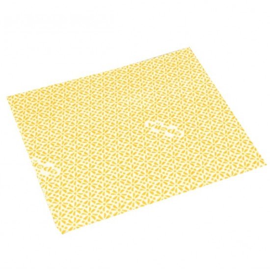 Panno multiuso Wipro - con proprietA' antibatteriche - 36 x 42 cm - giallo - Vileda - conf. 20 pezzi