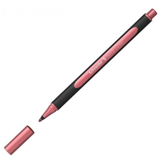 Pennarello Metallic Liner 020 - punta 1,2 mm - rosso - Schneider
