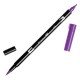 Pennarello Dual Brush 676 - royal purple - Tombow