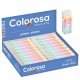 Gomma Colorosa Pastel - 6,2 x 1,2 x 2,2 cm - vinile - RiPlast - conf. 20 pezzi
