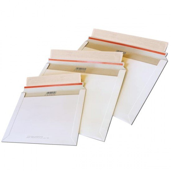Sacchetti e-commerce packST - 21 x 26,5 x 6 cm - cartone teso  - bianco - Blasetti - conf. 20 pezzi