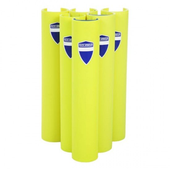Protezione per scaffalature - per montanti larghi 101-110 mm - H 60 cm - giallo fluo - Rack Armour