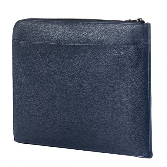 Office bag Gate Trended - 20 x 26 x 2 cm - ecopelle - blu - InTempo