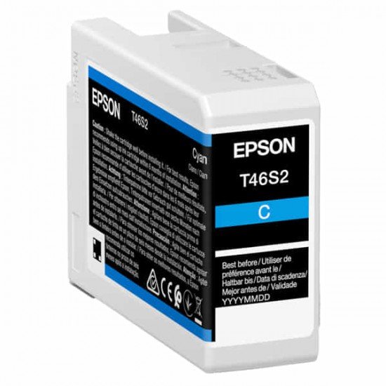 Epson - Cartuccia UltraChrome Pro 10 - Ciano - C13T46S200 - 25 ml