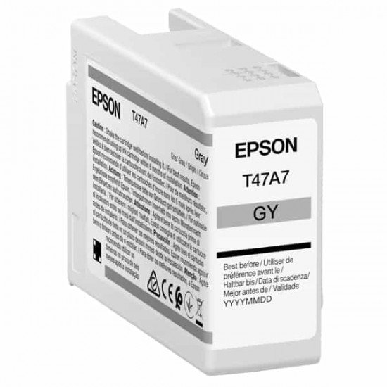 Epson - Cartuccia UltraCrome Pro 10 - Grigio - C13T47A700 - 50 ml
