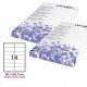 Etichette adesive - permanenti - angoli arrotondati - 99,1 x 38,1 mm - 14 et/fg - 100 fogli A4 - bianco - Starline