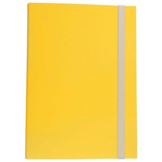 Cartella progetto - con elastico - dorso 3 cm - giallo - Starline