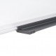 Lavagna magnetica - 90 x 120 cm - superficie in acciao laccato - cornice in alluminio - bianco - Starline